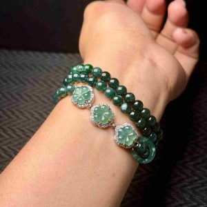 Chuỗi Đá Lam Ngọc Mix Charm