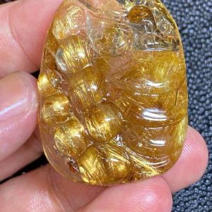 Mặt Dây Chuyền Đá Thạch Anh Tóc Vàng