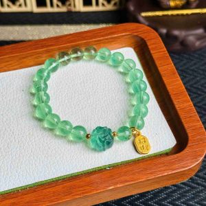 Vòng Tay Đá (Florite) Xanh Ngọc