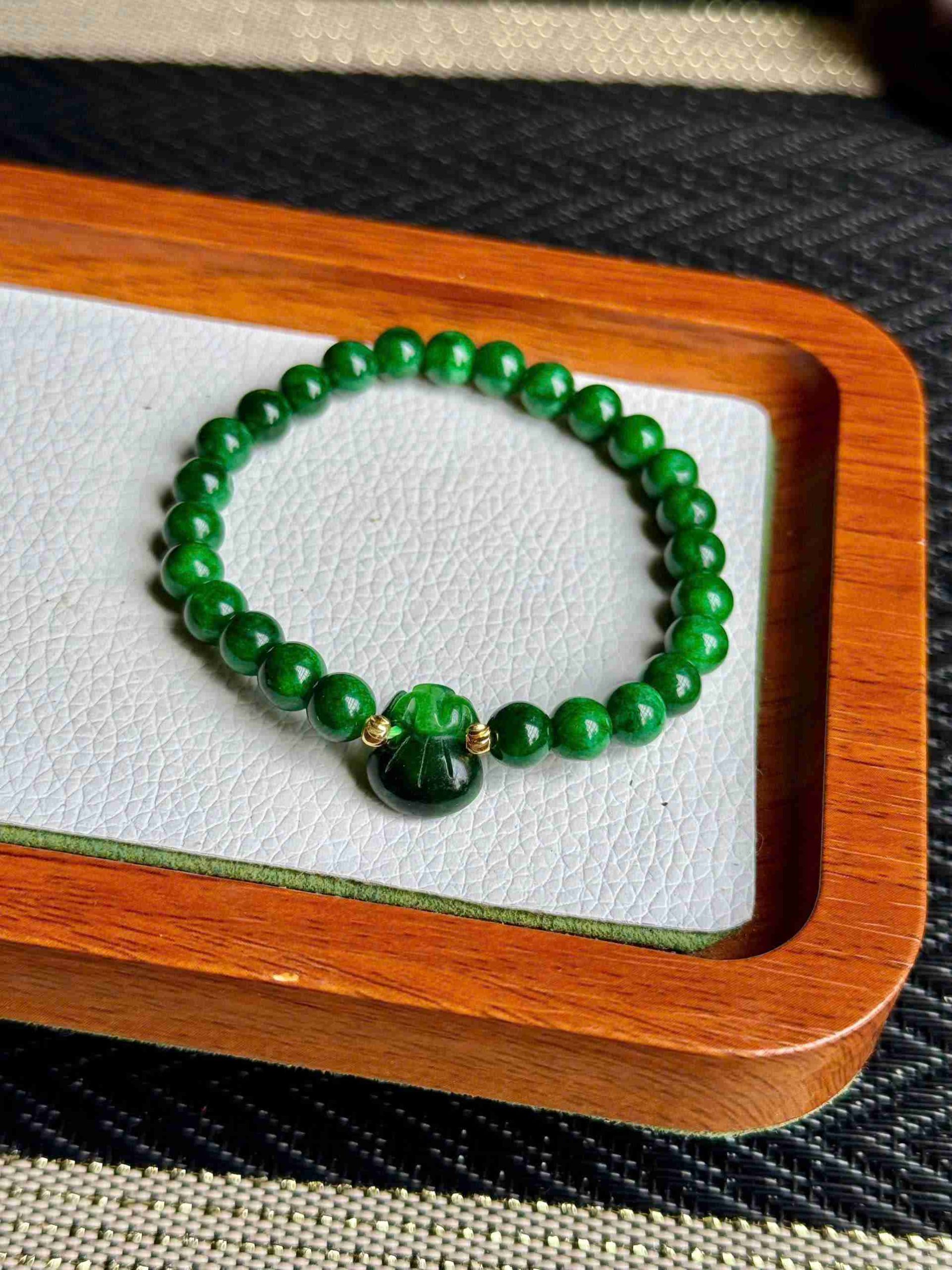 Vòng Tay Đá Mix Túi Tiền Ngọc Sơn Thủy