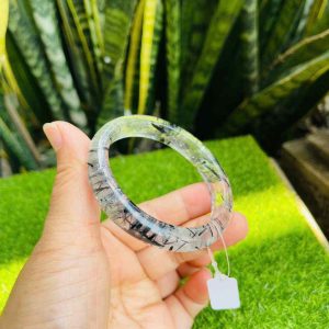 Vòng Tay Đá Thạch Anh Tóc Đen