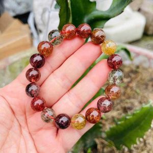 Vòng Tay Đá Thạch Anh Tóc Tam Tài