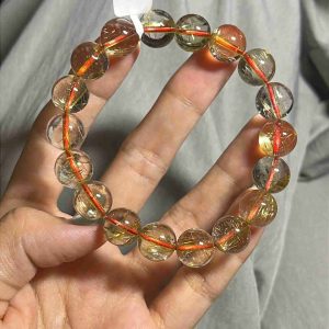 Vòng Tay Đá Thạch Anh Tóc Vàng