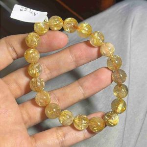 Vòng Tay Đá Thạch Anh Tóc Vàng