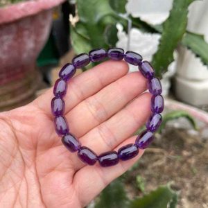 Vòng Tay Lu Đá Thạch Anh Tím