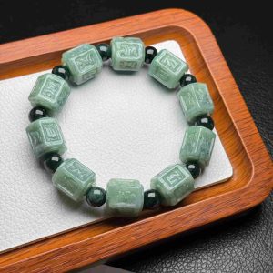 Vòng Tay Lục Tự Bảo Cầm Thạch