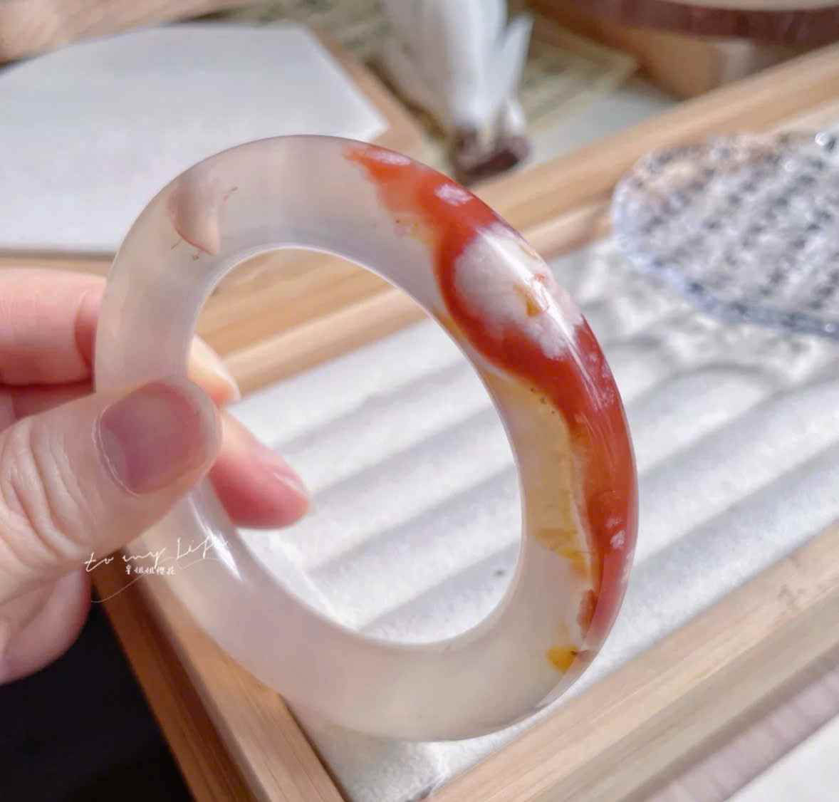 Vòng Tay Mã Não Hoa Anh Đào