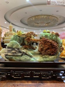 tiểu cảnh đá Serpentine