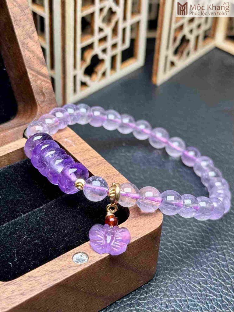 Vòng tay Đá Thạch Anh Tím