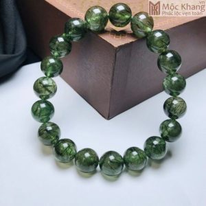 Vòng Tay Đá Thạch Anh Tóc Xanh