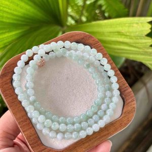 Chuỗi Ngọc Cẩm Thạch A Hoa Bay Hạt 6(mm)