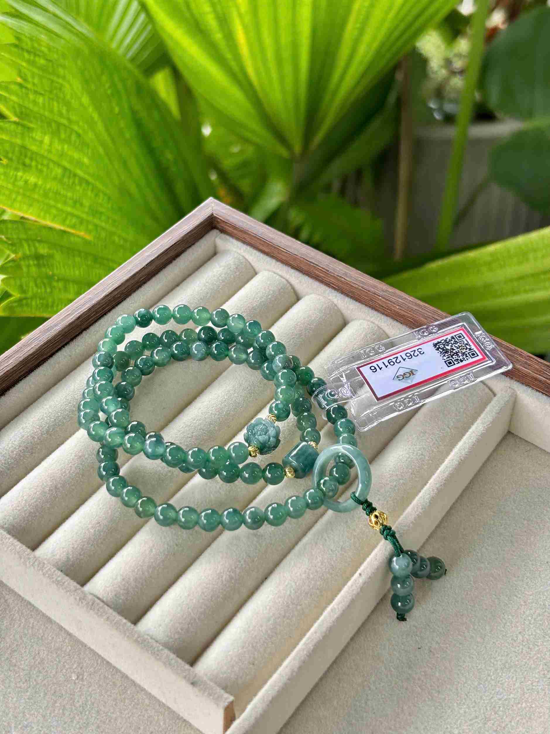 Chuỗi Ngọc Cẩm Thạch Mix Charm Hạt 5.5 (mm) (2)_3