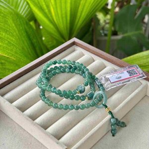 Chuỗi Ngọc Cẩm Thạch Mix Charm Hạt 5.5 (mm)