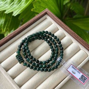 Chuỗi Ngọc Cẩm Thạch Mix Ngũ Điếu Hạt 5.7 (mm)