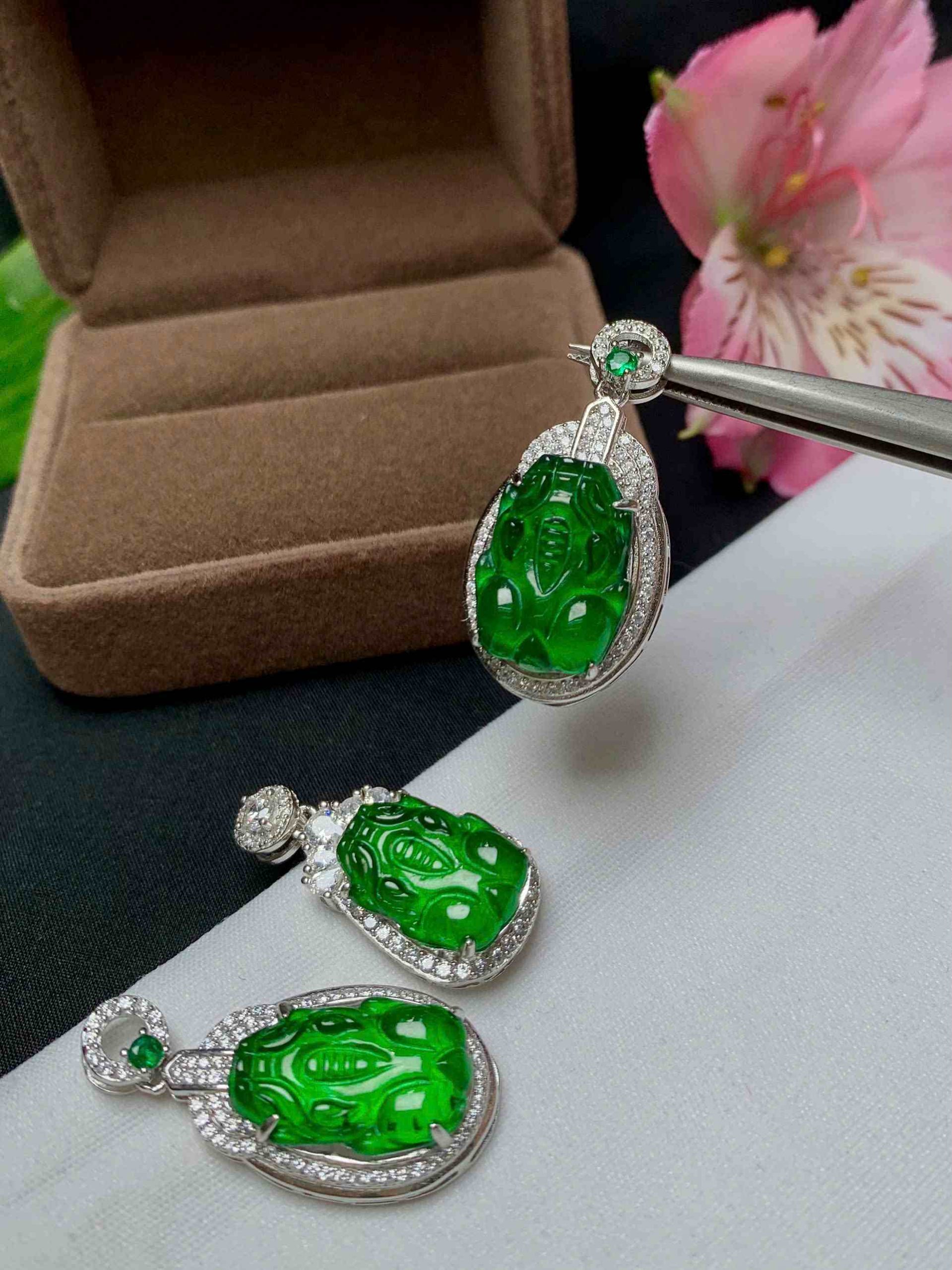 Mặt Dây Tỳ Hưu Ngọc Cẩm Thạch Cao 2.65 (cm) (2)_3 Mặt Dây Tỳ Hưu Ngọc Cẩm Thạch Cao 2.65 (cm)