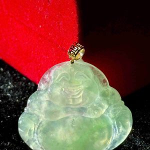 Mặt Phật Di Lặc Ngọc Cẩm Thạch 30.3 (mm)