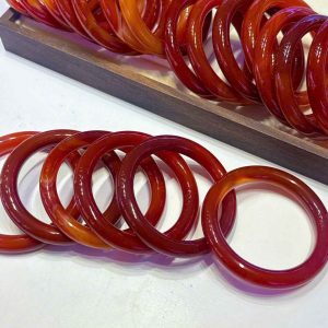 Vòng Tay Mã Não Đỏ Chột Ú Ni 52 (cm)