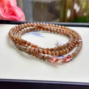 Vòng Tay Ngọc Huyết Uyên Ương Hạt 4.2 (mm)