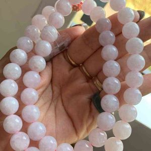 Chuỗi Ngọc Cẩm Thạch Hồng Hạt 12.1 (mm)