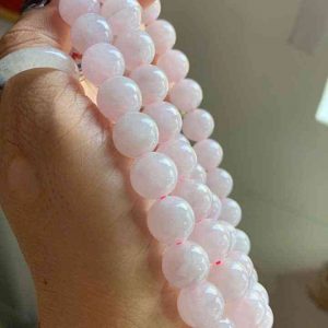 Chuỗi Ngọc Cẩm Thạch Hồng Hạt 12.1 (mm)