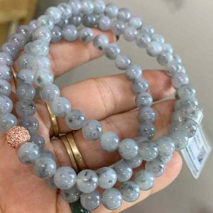 Chuỗi Vòng Tay Ngọc Cẩm Thạch Hạt 7.75 (mm)