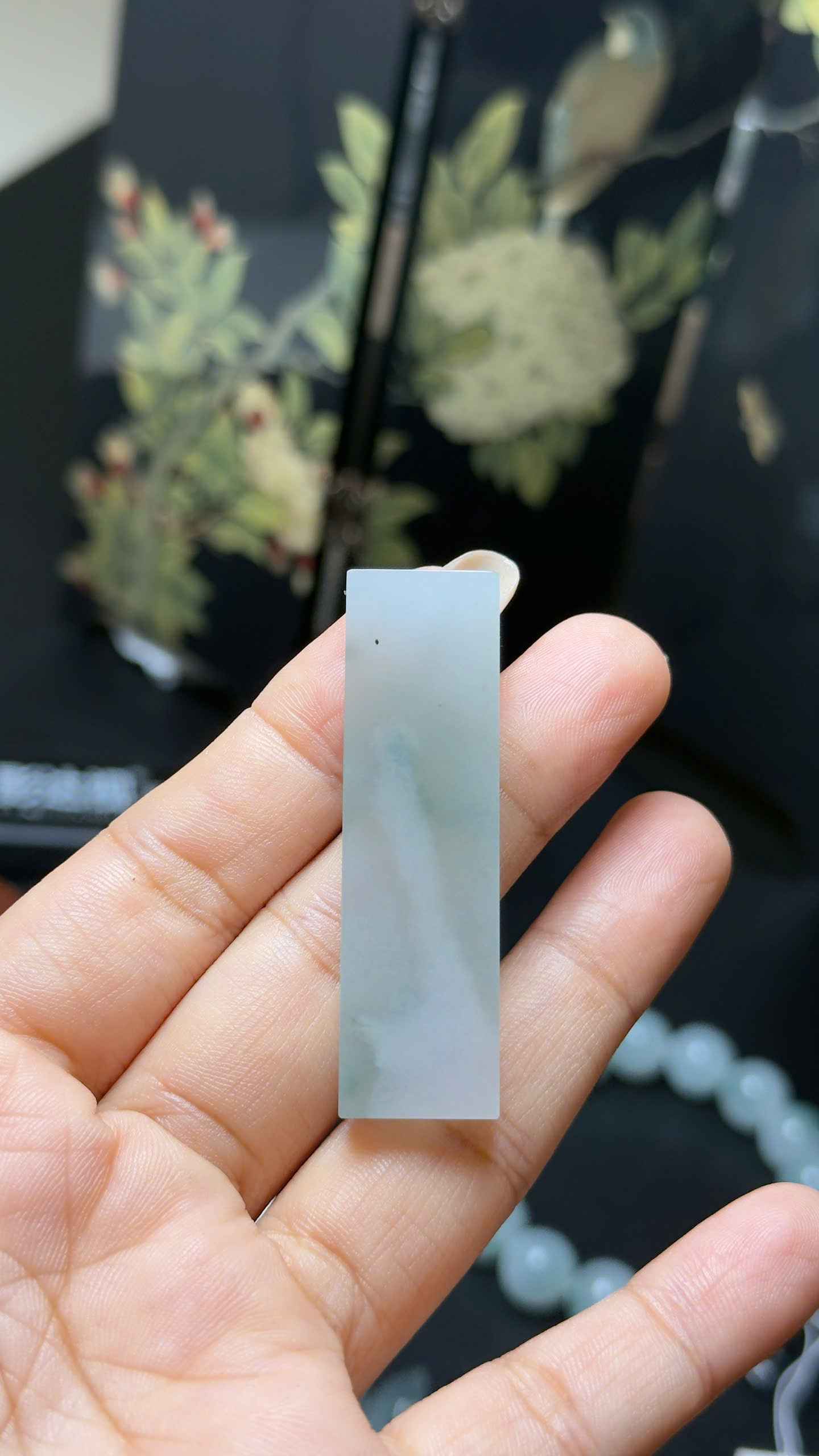 Mặt Dây Ngọc Nếp Băng 14 (mm)