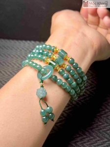 Chuỗi Đá Lam Ngọc Mix Charm Đường Kính 6 (mm)